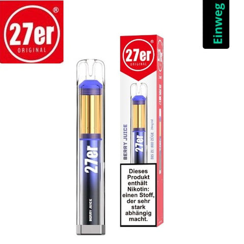 27er Einweg E-Zigarette 20mg/ml - Berry Juice