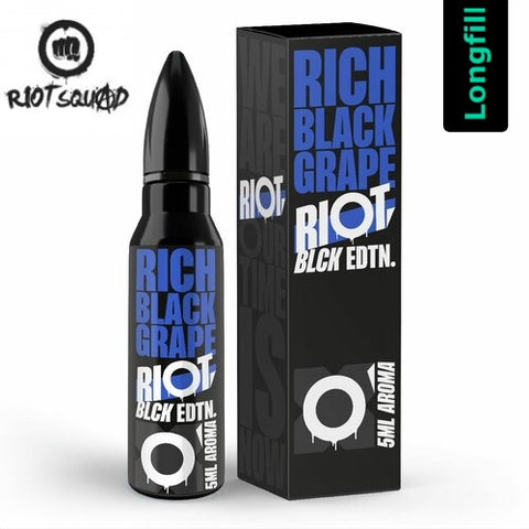 Black Edition - Rich Black Grape 5 ml Aroma von Riot Squad