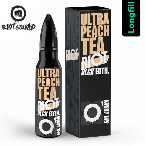 Black Edition - Ultra Peach Tea 5 ml Aroma von Riot Squad