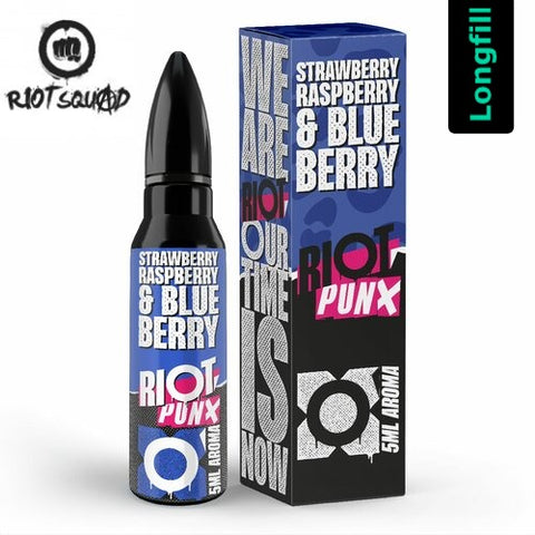 Punx - Erdbeere, Blaubeere & Himbeere 5 ml Aroma von Riot Squad